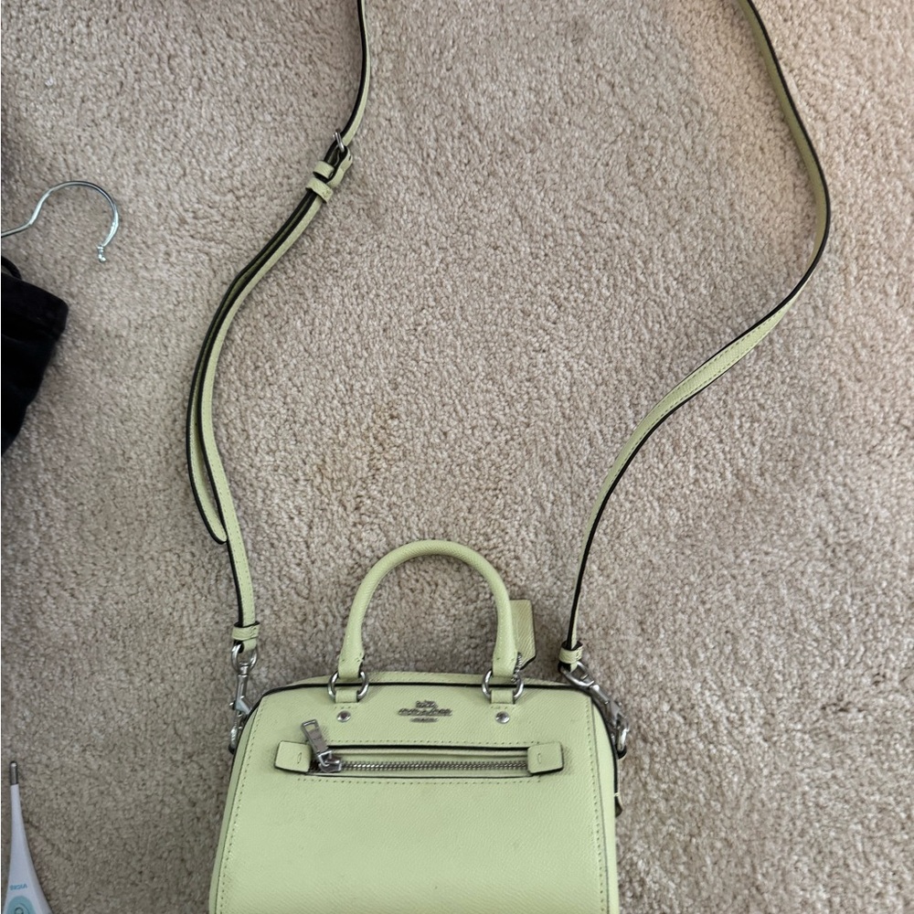 Coach Pastel Green Crossbody Bag